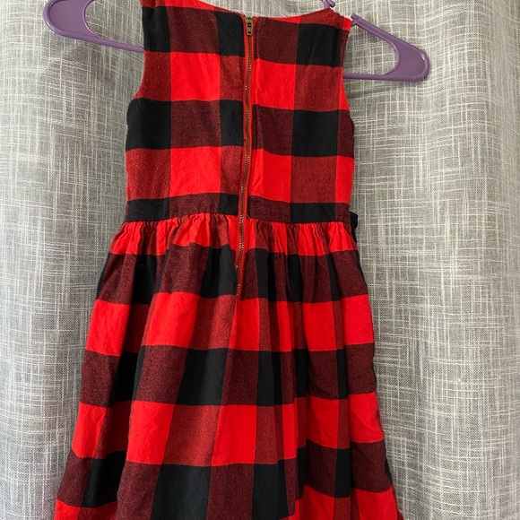 Carter’s 5t Red and Black Holiday Dress - Picture 3 of 4
